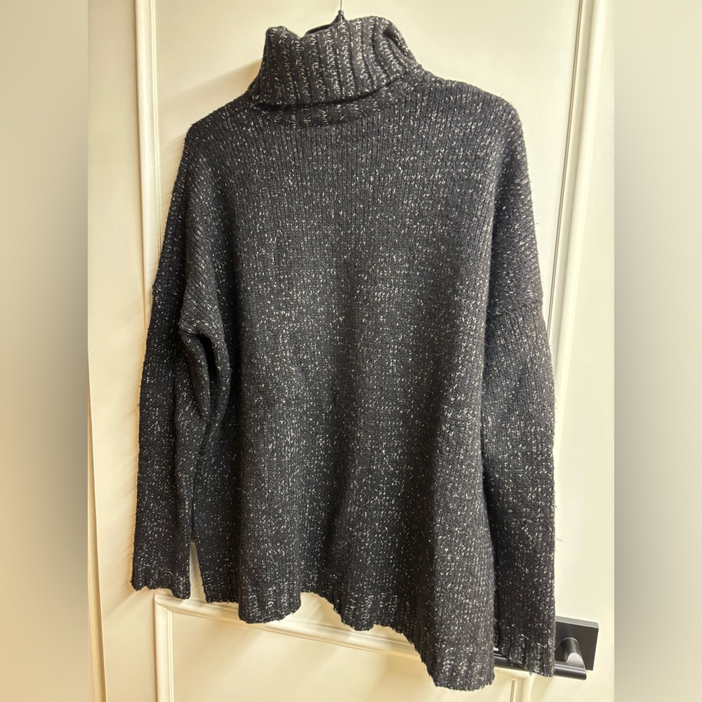 Vince Charcoal Turtleneck Sweater